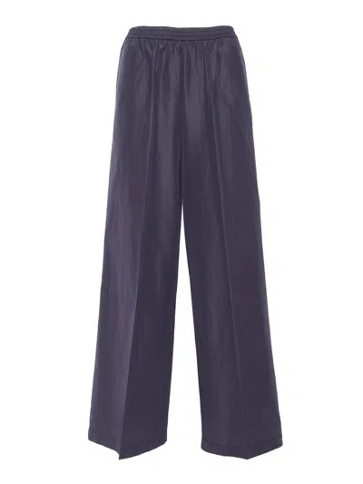 Forte Forte Taffetas Chic Palazzo Pants In Black