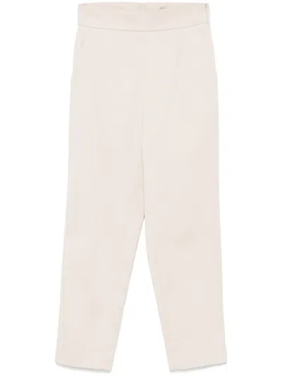Forte Forte Tapered Trousers In Neutrals