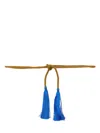 Forte Forte Tassel-detail Braided Belt In Blue