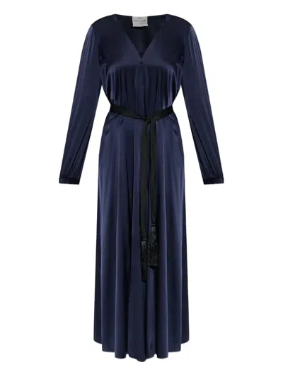 Forte Forte Tassel-embellished Dress In Blue