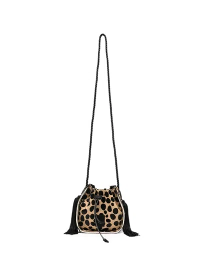 Forte Forte Tassel-detail Leopard-print Shoulder Bag In Animal Print
