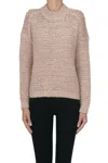 Forte Forte Textured Knit Pullover In Nude