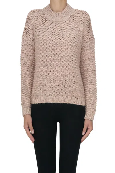 Forte Forte Textured Knit Pullover In Nude
