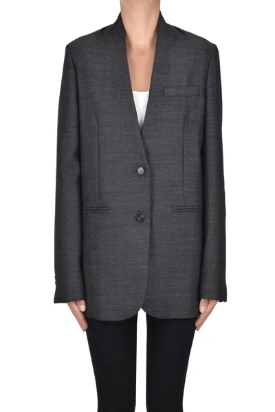 FORTE FORTE TEXTURED WOOL BLAZER