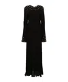 Forte Forte Forte_forte "the Stars Of Bali" Embroidery Georgette Dress Clothing