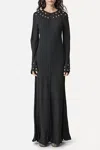 Forte Forte Forte_forte "the Stars Of Bali" Embroidery Georgette Dress In Black