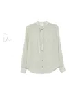 Forte Forte Les Petits Pois Shirt In Voile With Bow Detail In Neutral