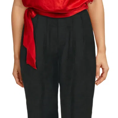 Forte Forte Tie Waist Top In Red