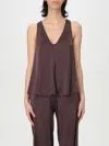 Forte Forte V-neck Vest In Charcoal