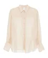 Forte Forte Organza Button-front Shirt In Neutral