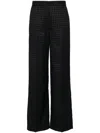 Forte Forte Check-pattern Wide-leg Trousers