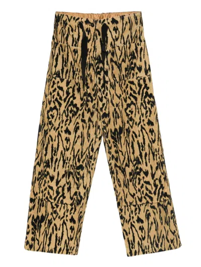 FORTE FORTE TROUSERS BROWN