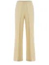 Forte Forte Tailored Stitched Milan Pant In Giallo Chiaro