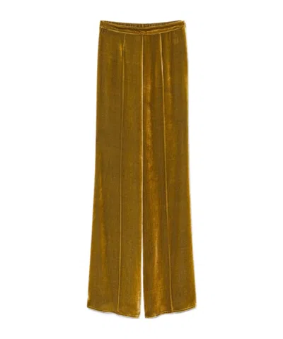 Forte Forte Trousers In Gold