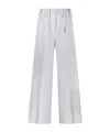 Forte Forte Trousers In Bull Cotton In Gray