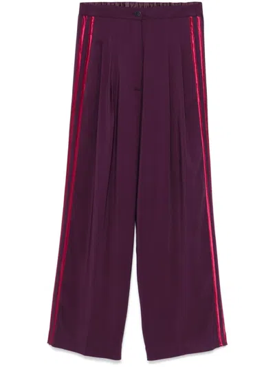 Forte Forte Trousers Purple