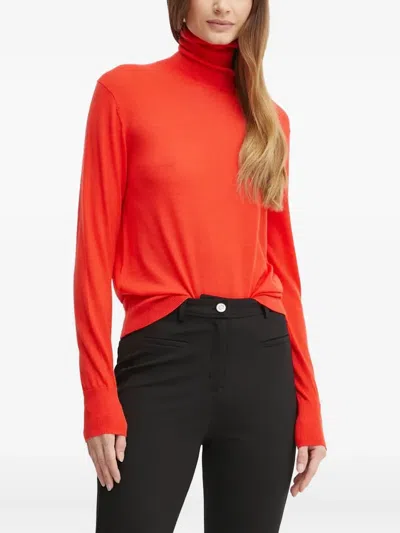 Forte Forte Turtleneck Long-sleeve Sweater In Red