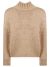 Forte Forte Open-knit Jumper In Camel