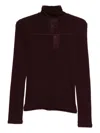 Forte Forte Turtleneck Sweater In Brown