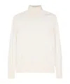 Forte Forte Klassischer Rollkragenpullover In White