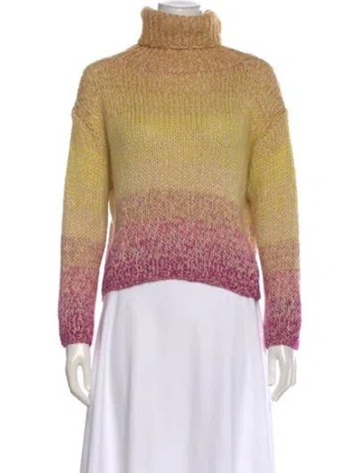 Pre-owned Forte Forte Turtleneck Sweater In Yellow