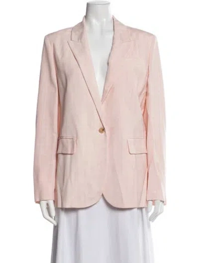 Pre-owned Forte Forte Tweed Pattern Blazer W/ Tags In Pink