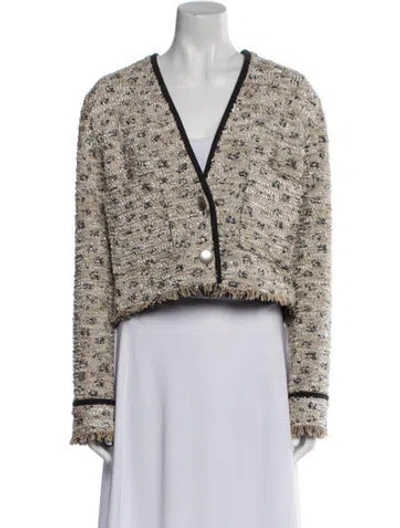 Pre-owned Forte Forte Tweed Pattern Evening Jacket W/ Tags