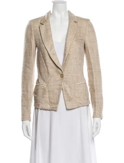 Pre-owned Forte Forte Tweed Tweed Pattern Blazer In Neutral