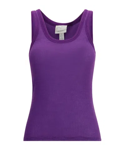 Forte Forte U-neck Vest In Purple