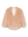 Forte Forte Polyester Coats In Pink