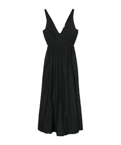 Forte Forte V-neck Dress In Black