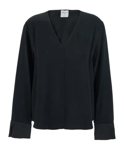 FORTE FORTE V-NECK KNITTED PULLOVER