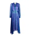 Forte Forte Midikleid Mit Jacquardmuster In Blue