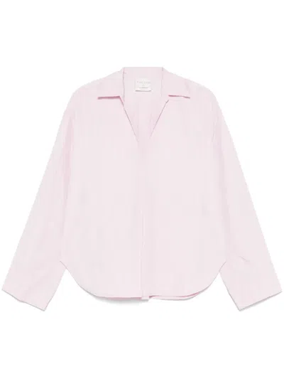 Forte Forte V-neck Shirt In Pink