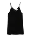 Forte Forte V-neck Mini Dress In Black