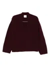 Forte Forte V-neck Sweater In Red