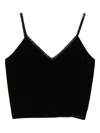 Forte Forte V-neck Tank Top In Black