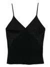 Forte Forte V-neck Top In Black
