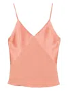 Forte Forte Satin-finish Top In Pink