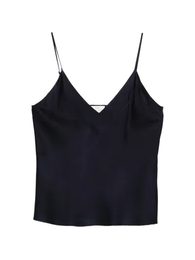 Forte Forte V-neck Top Tank In Blue