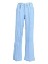 Forte Forte Velvet Corduroy Trousers In Blue