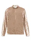 Forte Forte Women Velvet Turtle-neck Sweater In Neutral