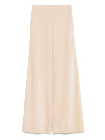 FORTE FORTE FORTE FORTE VELVET HIGH-WAISTED TROUSERS