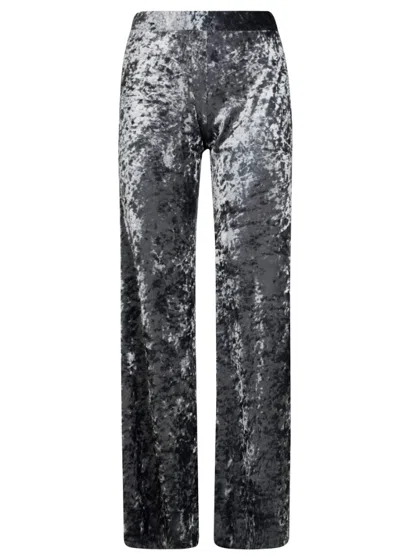 Forte Forte Velvet Pants In Gray