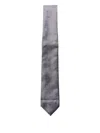 Forte Forte Velvet Texture Ties In Standard Width In Gray