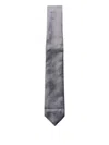 Forte Forte Velvet Texture Ties In Standard Width In Gray