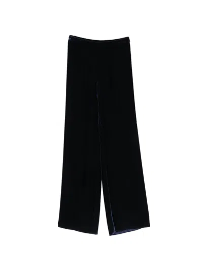 Forte Forte Velvet Trousers In Black