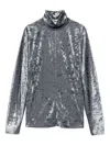 Forte Forte Luxurious Turtle-neck Knit Sweater In Gray