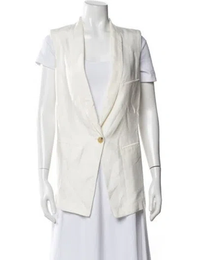 Pre-owned Forte Forte Vest In Neutral