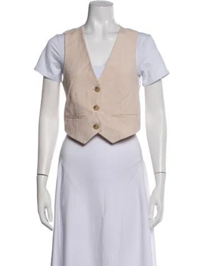 Pre-owned Forte Forte Vest In Neutrals